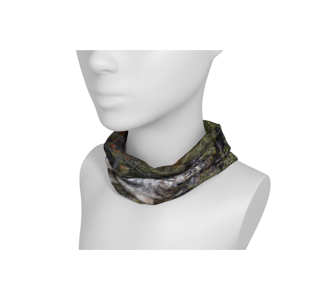 "First Encounter" Grey Wolf Head/Neck Bands