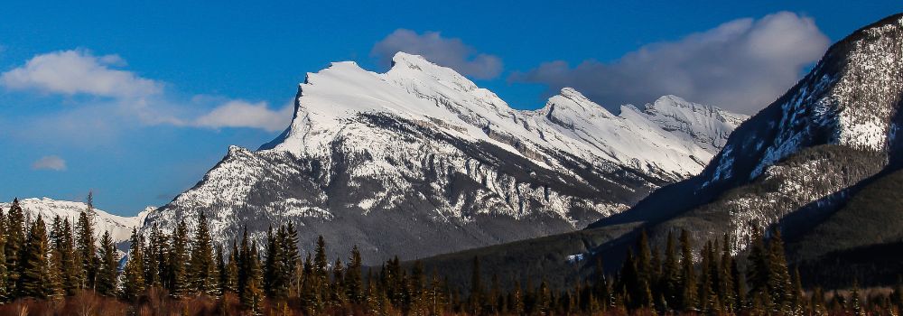 Mount Randle in a autumn scene.