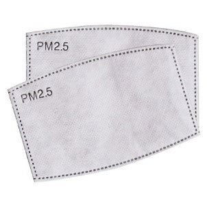 This is a photo of the white PM2.5 filters for our face masks.